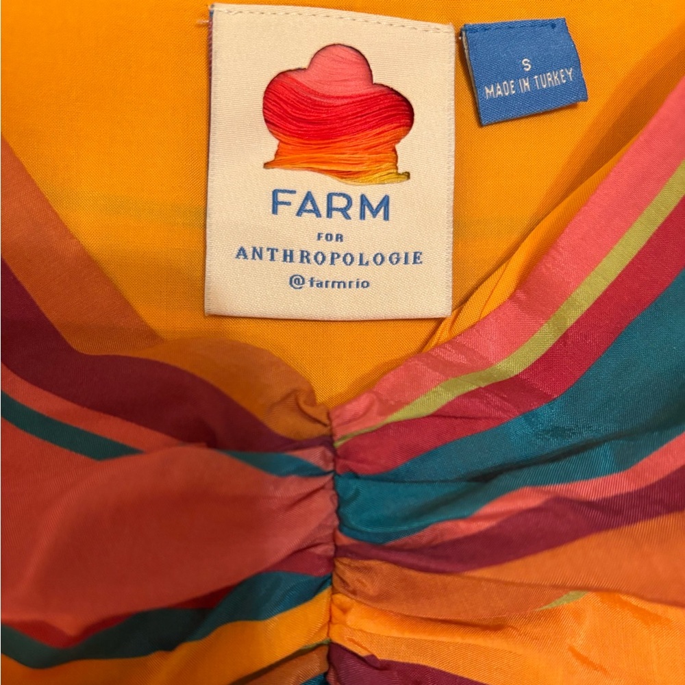 New FARM RIO Rainbow Stripe Dress - Picture 6 of 10